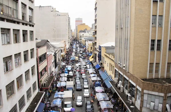 Sao Paulo Brasil Setembro 2015 Trânsito Famosa Avenida Maio São — Fotografia de Stock