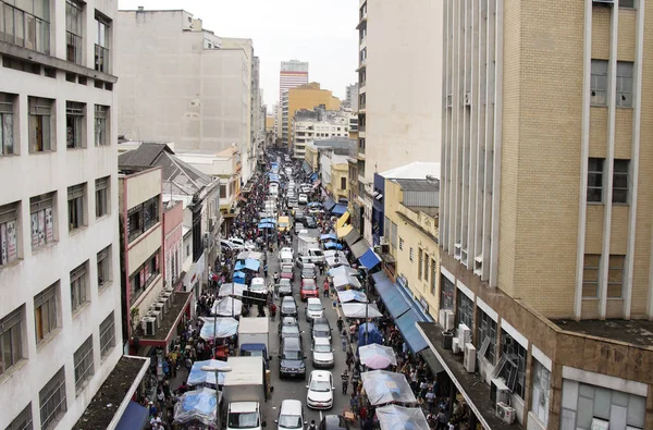 Sao Paulo Brasil Setembro 2015 Trânsito Famosa Avenida Maio São — Fotografia de Stock