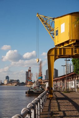 Brezilya, Belem City - Temmuz, 2017: Brezilya'da Belem şehrinin manzara görünümü