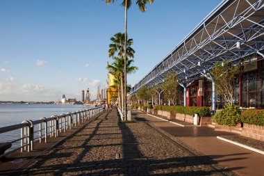 Brezilya, Belem City - Temmuz, 2017: Brezilya'da Belem şehrinin manzara görünümü