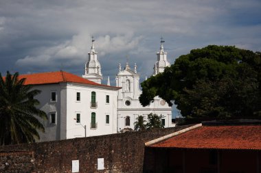 Brezilya, Belem City - Temmuz, 2017: Brezilya'da Belem şehrinin manzara görünümü