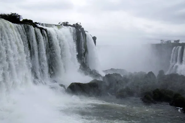 Scenic View Majestic Waterfall Brazil — Stock Photo, Image