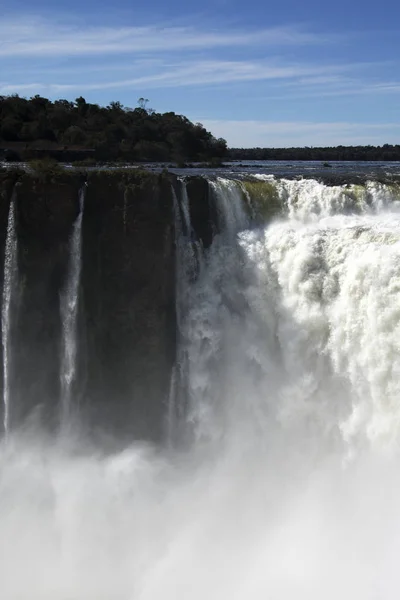 Vista Panorámica Majestuosa Cascada Brasil — Foto de Stock