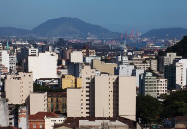 gündüz Santos şehir mimarisinin havadan görünümü 