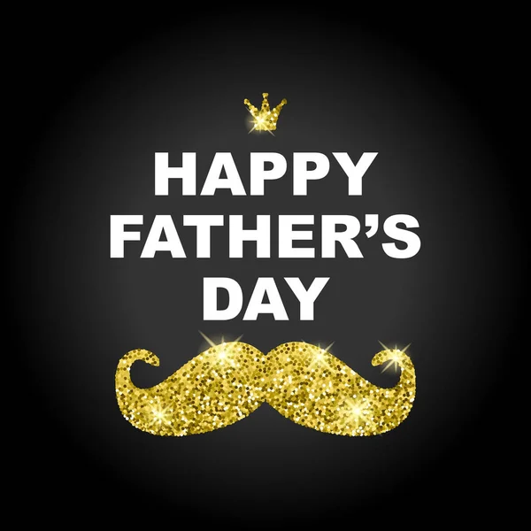 Illustration Vectorielle Conception Carte Jour Happy Fathers — Image vectorielle