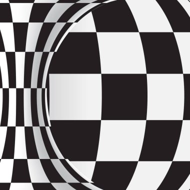  geometrik arka plan. 3D yanılsama zemin kavramı.