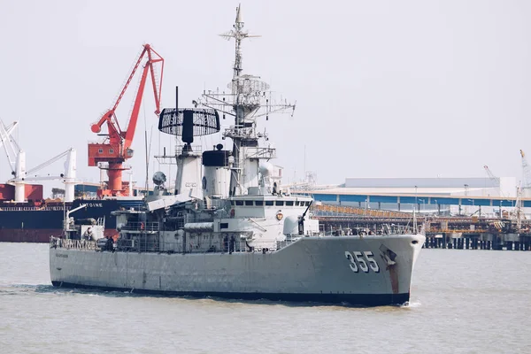 Бая Індонезія Квітня 2019 Індонезійський Флот Парус Kri Kri Абдул — стокове фото