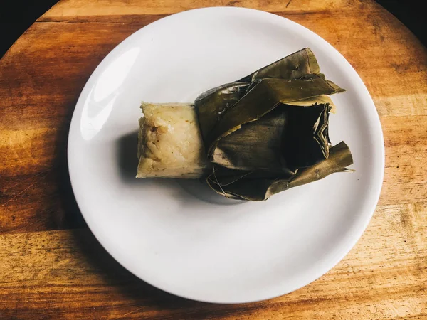 Arem Arem Oder Lemmer Ist Eine Traditionelle Speise Aus Java — Stockfoto