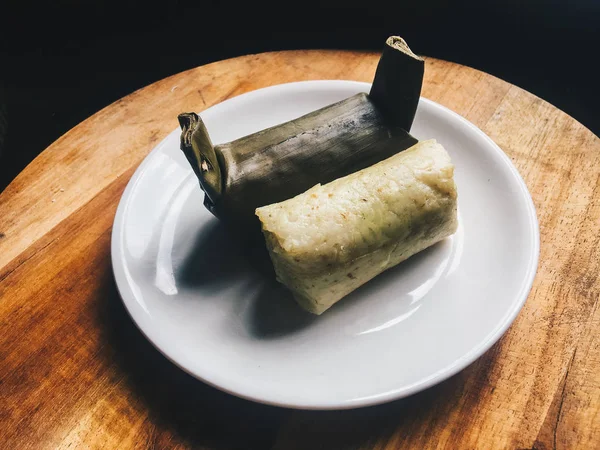 Arem Arem Lemper Est Aliment Traditionnel Java Arem Arem Fait — Photo