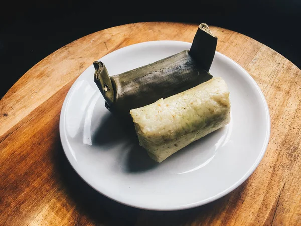 Arem Arem Lemper Est Aliment Traditionnel Java Arem Arem Fait — Photo