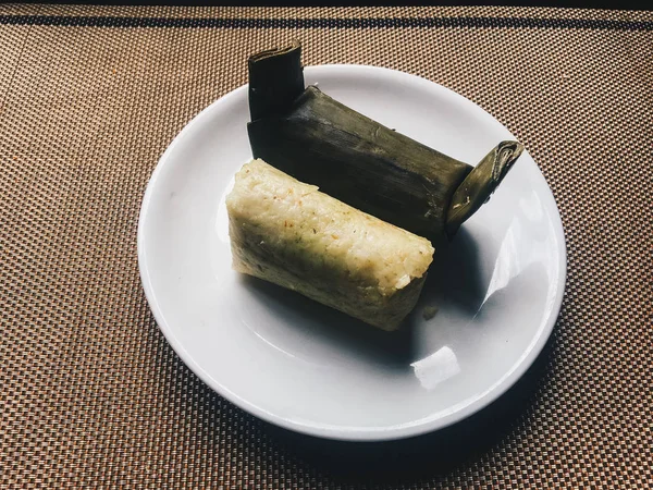 Острів Ярем Або Лампер Традиційна Їжа Джави Арем Ярем Рисового — стокове фото