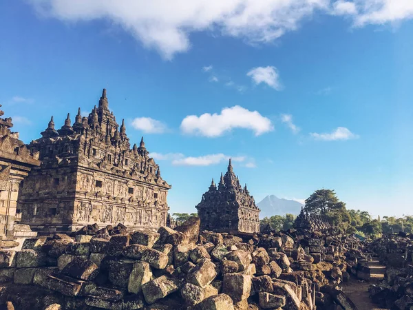 Candi Plaosan Plaosan Tempel Plaosan Complex Temple Prambanan Klaten Centraal — Stockfoto