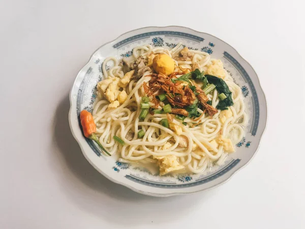 Bakmi Jowo Java Noodle Indonesisch Traditioneel Voedsel Noedels Uit Centraal — Stockfoto