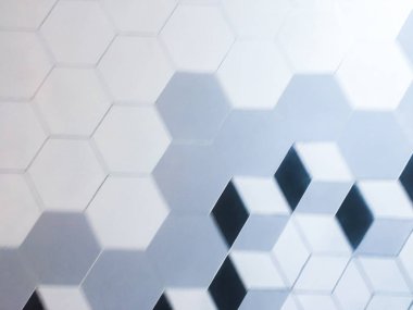 Altıgen dikişsiz desen, kopyalama alanı arka plan.