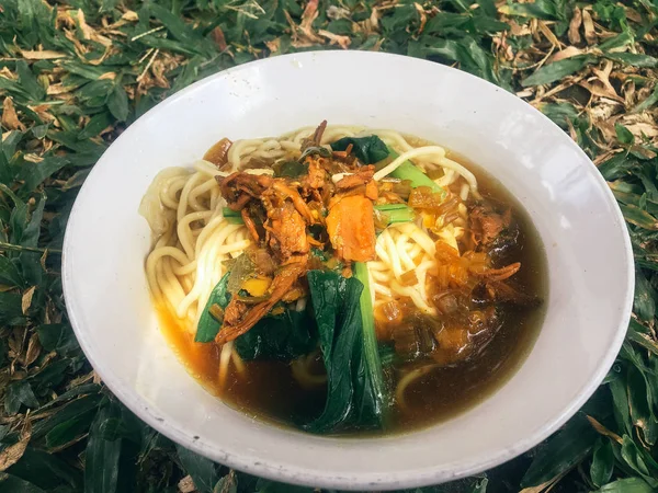 Kasede Tay erişte tarzı Closeup.