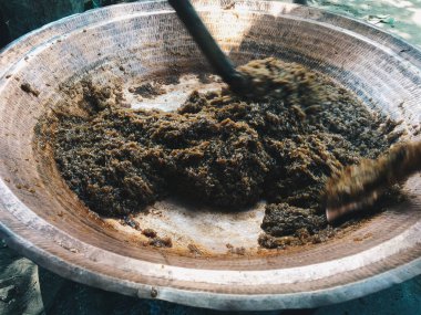 Bahçedeki bayat ekmek.