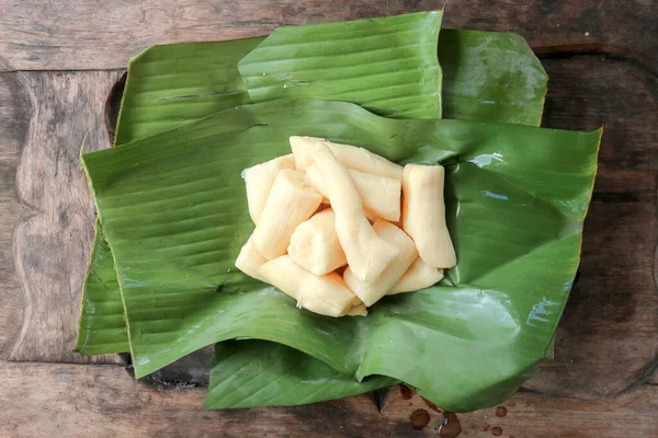 Tapai Eller Tape Eller Peuyeum Traditionella Mellanmål Från Indonesien Gjorda — Stockfoto