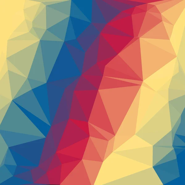 な色を持つベクトル低ポリゴンの背景 — ストックベクタ