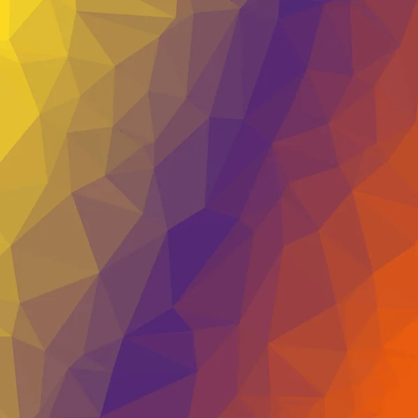 Vektor Low Poly Hintergrund Mit Verschiedenen Farben — Stockvektor