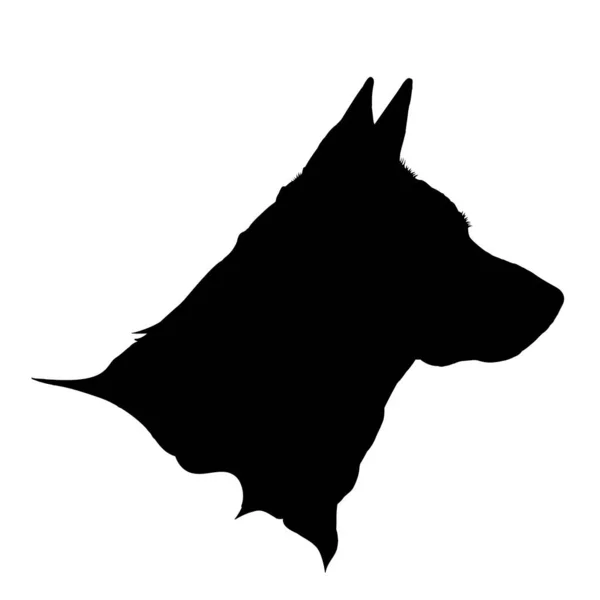 Ilustración Vectorial Del Logotipo Del Perro Sobre Fondo Blanco — Archivo Imágenes Vectoriales