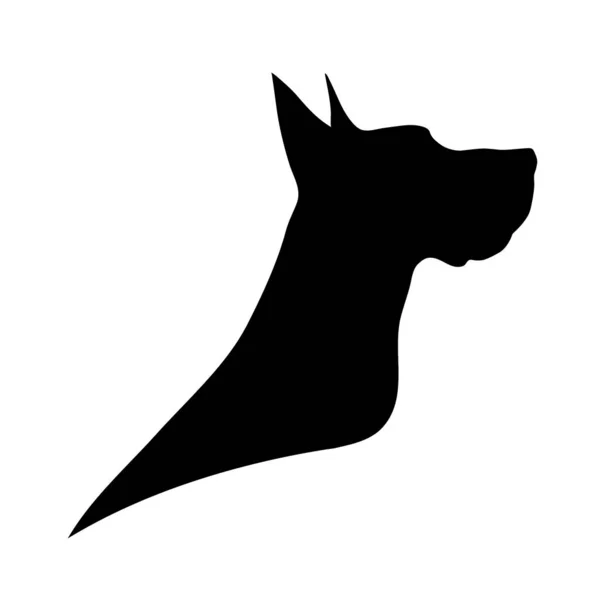 Ilustración Vectorial Del Perro Sobre Fondo Blanco — Vector de stock