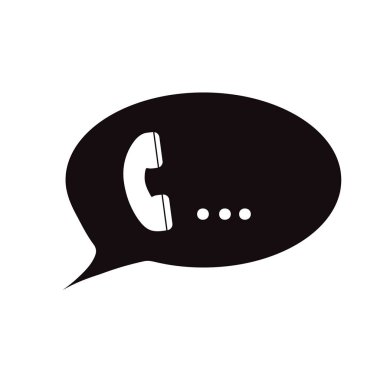 Vektör çizim telefon beyaz bir arka plan üzerinde.