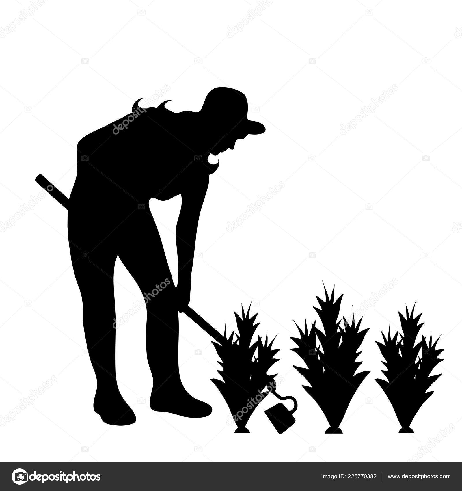 Gardening Silhouette