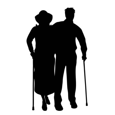 Üst düzey beyaz zemin üzerine siluet vektör.