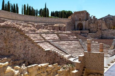 Antik amfitiyatro Carthage İspanya.