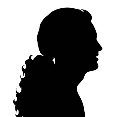 Adam beyaz zemin üzerine siluet vektör.