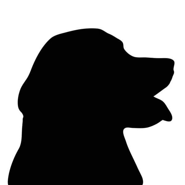 Ilustración Vectorial Del Perro Sobre Fondo Blanco — Vector de stock