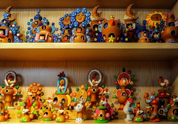 The basis of original souvenirs from painted terracotta are folk folklore, fabulous and religious motifs.