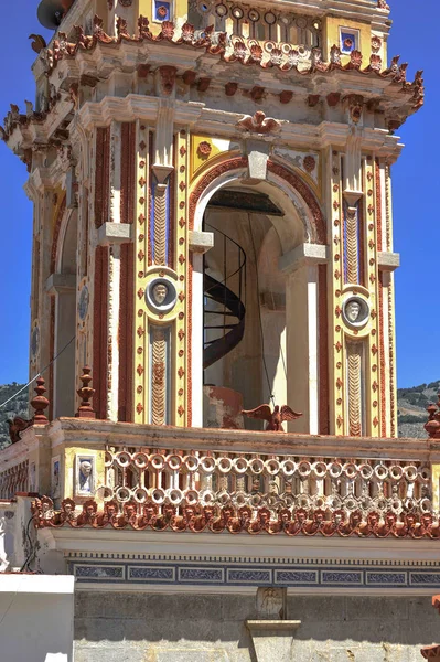 Elegant Bell Tower Remembered Severity Architectural Style Abundance Unexpected Decorations — Stock Photo, Image