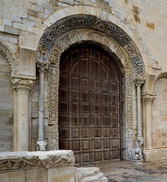 Initially Entrance Cathedral Decorated Graceful Arcade Now Lost — Stock Photo, Image
