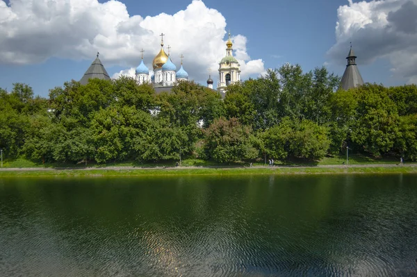 Étang Est Situé Entre Monastère Rivière Moscou Moyen Âge Faisait — Photo