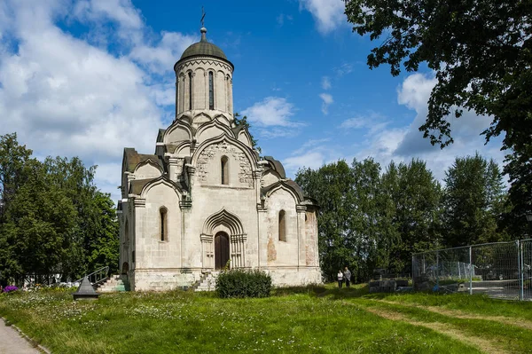 Catedral Edificio Eclesiástico Más Antiguo Moscú Gran Andrei Rublev Participó — Foto de Stock