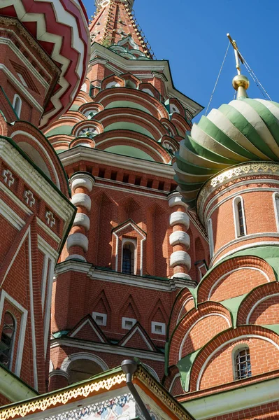 Basil Cathedral Moscow Built 1555 1561 Honor Victory Kazan Khanate — Stock Photo, Image