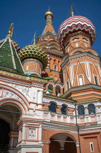 Catedral Basílio Moscou Foi Construída 1555 1561 Homenagem Vitória Sobre — Fotografia de Stock