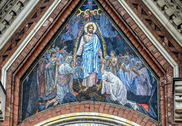 São Petersburgo Rússia 2017 Igreja Memorial Ressurreição Cristo Sangue 1883 — Fotografia de Stock