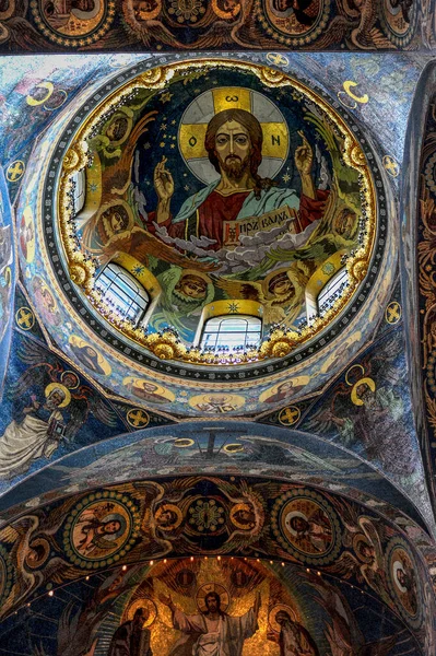 Saint Petersburg Russia 2017 Memorial Church Resurrection Christ Blood 1883 — Stock Photo, Image