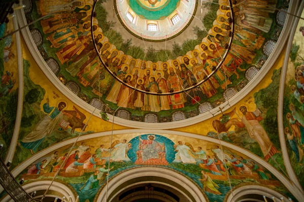 Moscú Rusia 2020 Según Tradición Rusa Nueva Catedral Está Cubierta — Foto de Stock