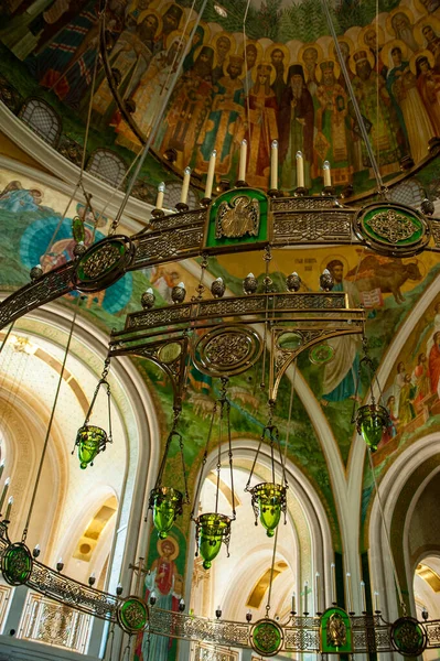 Moscou Rússia 2020 Acordo Com Tradição Russa Nova Catedral Está — Fotografia de Stock