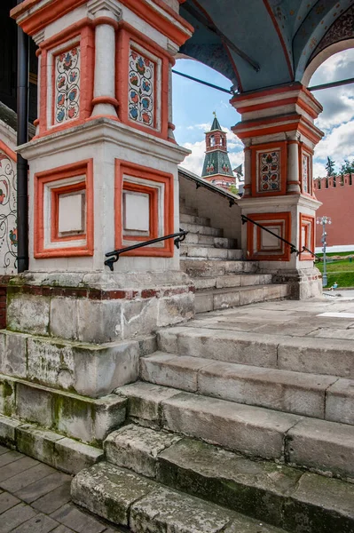 Cattedrale Dell Intercessione Composta Nove Piccole Altissime Chiese Sono Collegati — Foto Stock