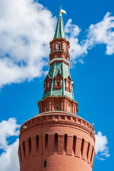 Eastern Wall Moscow Kremlin Third Stage Its Expansion Ditch Dug — Stock Photo, Image