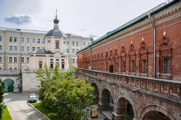 Die Verwandten Der Russischen Zaren Naryschkins Stifteten Dem Kloster Ihren — Stockfoto