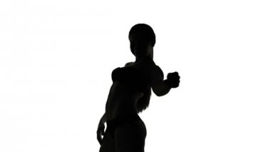 seksi kız iç çamaşırlarıyla dans