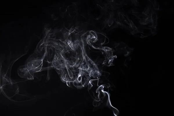 Isolierter weißer Rauch von Aromastoffen — Stockfoto