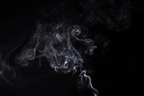 Isolated white smoke of aromastick — Stock Photo, Image