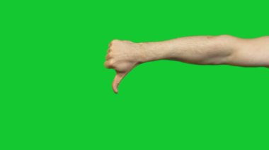 Erkek antipati jest yeşil zemin üzerine