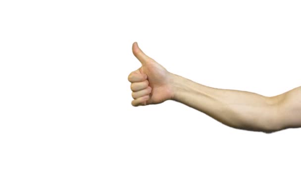 geste de consommation d'alcool masculin sur fond blanc 